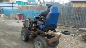 Минитрактор переломка двс ока