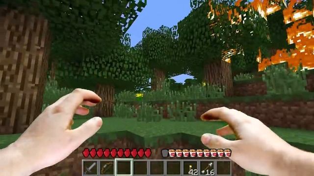 Realistic Minecraft 4 ~ The Forest Encounter смотреть онлайн