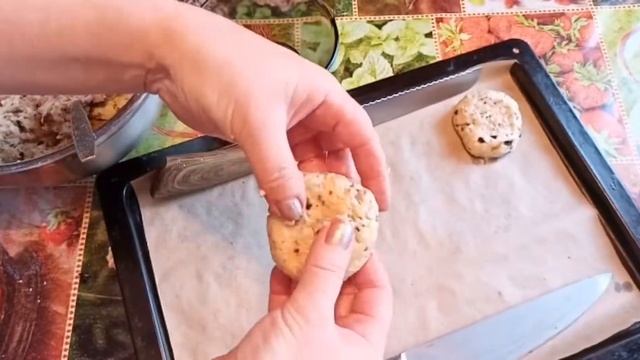 Воздушное, большое печенье! | Рецепт в описании ♡