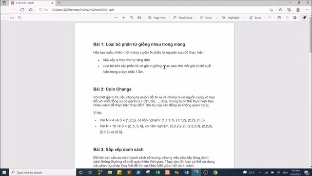 PHP-SO: Solution Bài 1 phần Mảng - Tối giản mảng смотреть онлайн
