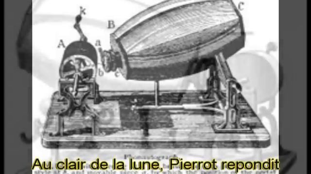 The first ever recorded song : Au Clair De La Lune. Original and mastered noise filtered audio Scar смотреть онлайн