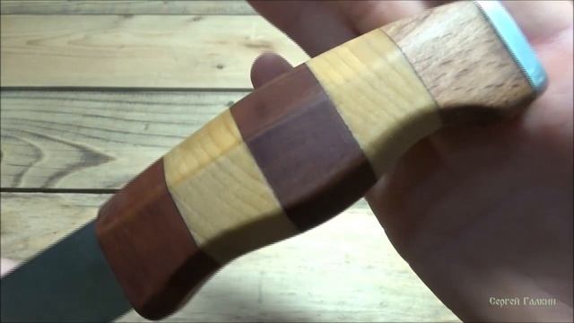 "Полосатый". Нож с наборной рукояткой смотреть онлайн