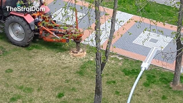 █ Как ИЗБАВИТСЯ от ПНЯ дерева используя бур!!! смотреть онлайн