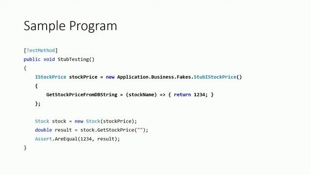 Fake Framework using Stub смотреть онлайн