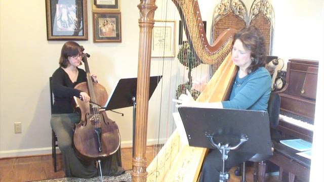 Arioso by J.S. Bach - Georgia Sinko and Martha Painter смотреть онлайн