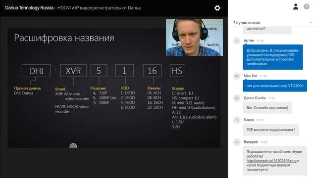 Вебинар "HDCVI и IP видеорегистраторы от Dahua" 2017.05 смотреть онлайн