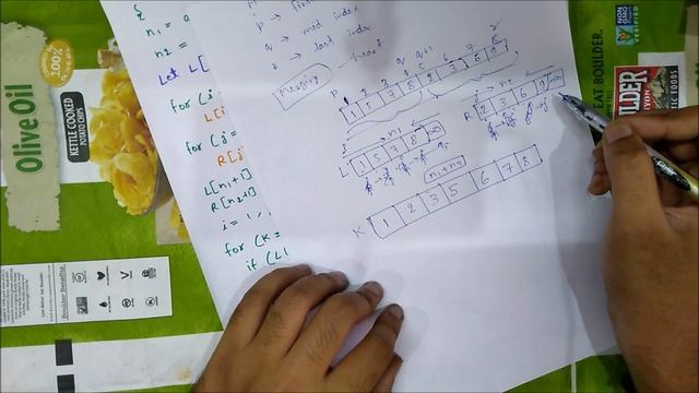 Merge sort Algorithm смотреть онлайн