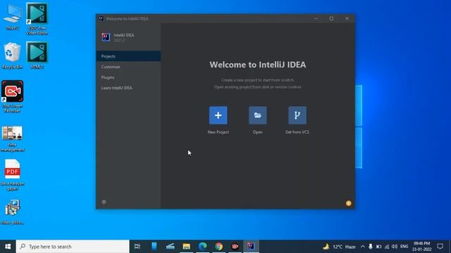 How to Install Intellij IDEA on Windows 10 in Hindi | Creating First Hello World Java Application смотреть онлайн