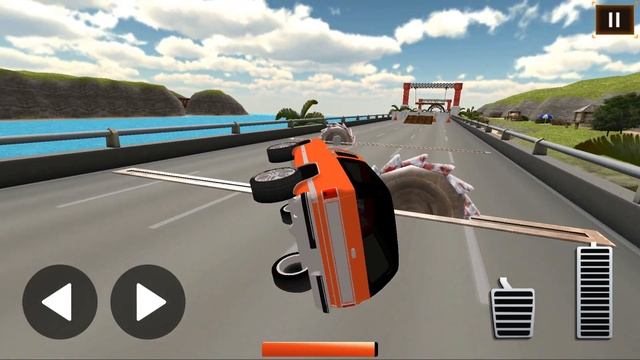 DEADLY RACE #9 - Speed Green Car Bumps Challenge 3d - Gameplay Android смотреть онлайн