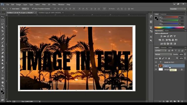 Image Text in Photoshop | in Tamil смотреть онлайн