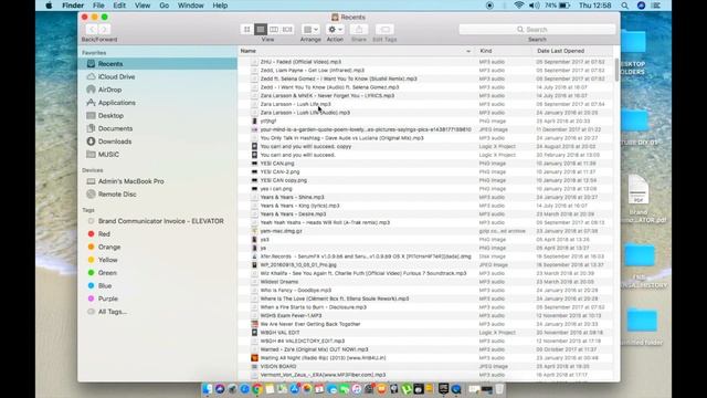 REMOVE THE "RECENTS" DEFAULT FOLDER IN FINDER (MAC) смотреть онлайн