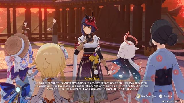 AYAKA TEAMS UP WITH LUMINE Genshin Impact CUTSCENE смотреть онлайн