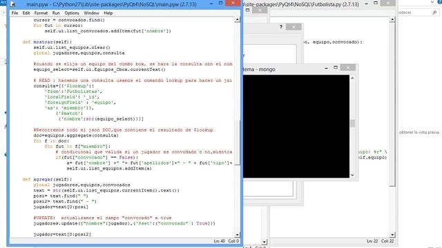 Mongodb en python, usando pymongo y pyqt смотреть онлайн
