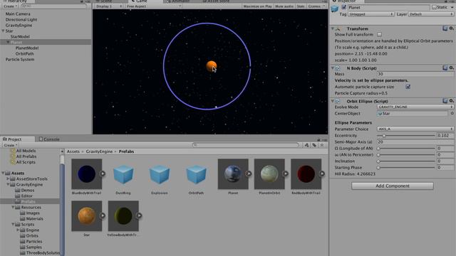 Gravity Engine - Tutorial 2 - Orbits 720p смотреть онлайн