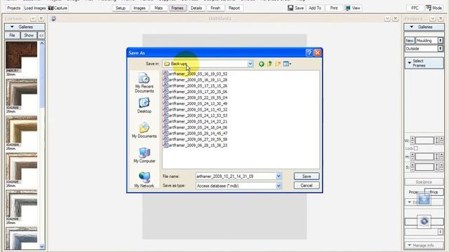 Custom Art Framer ;Backing up and Restoring смотреть онлайн
