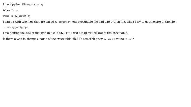 Ubuntu: Change name of executable file when using chmod +x (2 Solutions!!) смотреть онлайн