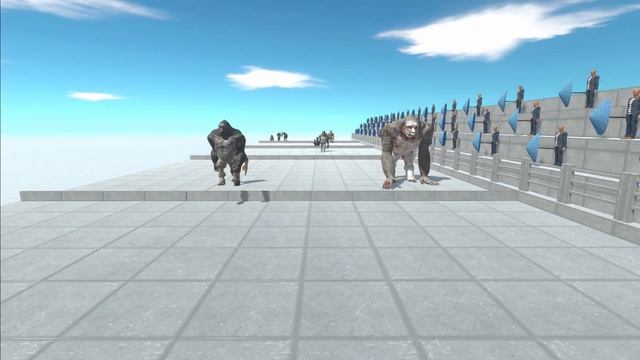 Olympic Games - Running With Obstacles ARBS |Animal Revolt Battle Simulator смотреть онлайн