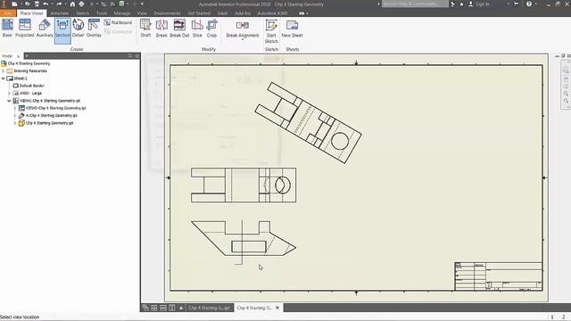 Inventor 101: Auxiliary & Section View, Drawing Dimensions & Annotations смотреть онлайн