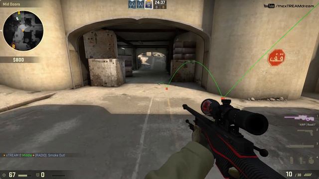 CS:GO [Tips & Tricks 9#] | Dust2 smokes, flashes and molotovs | by xTREAM смотреть онлайн
