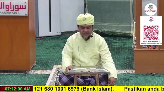 23/01/2024 - TADARUS & TADABBUR AL QURAN OLEH USTAZ HAJI AHMAD FAKHRUDDIN - SURAH TAHA AYAT 13-37 смотреть онлайн