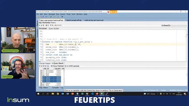 [Feuertips #24] - The power of SQL macros and more смотреть онлайн