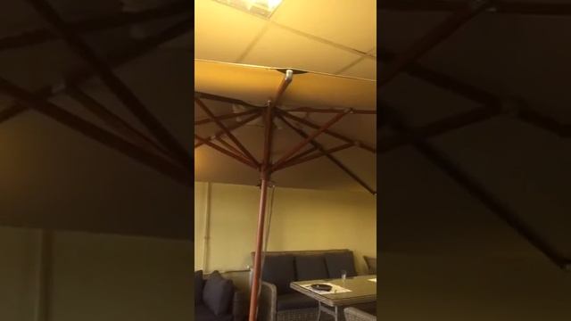 Зон на центральной стойке 3*3 уличный, садовый для кафе, пляжа, дачи