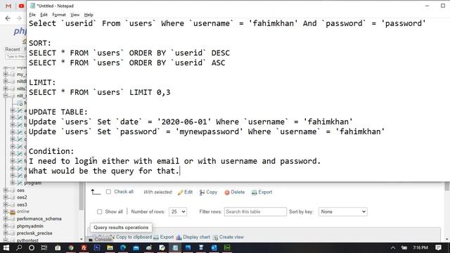 Python Tutorial [Full Course]. OOPS (Introduction to Databases) MySql Select Queries. Video part 32 смотреть онлайн