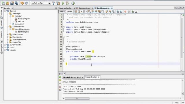 JSF Converter(Dönüştürücü)(JavaServer Faces Tutorial 8) смотреть онлайн