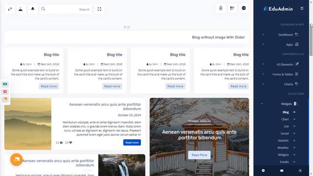Education Bootstrap 5 Admin Template with RTL Dark Theme смотреть онлайн