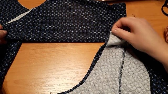 Пошив платья. Как втачать рукав, обработка низа рукава смотреть онлайн