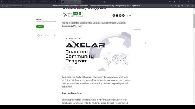 Обзор на проект Axelar и почему каждый должен в нём поучаствовать смотреть онлайн