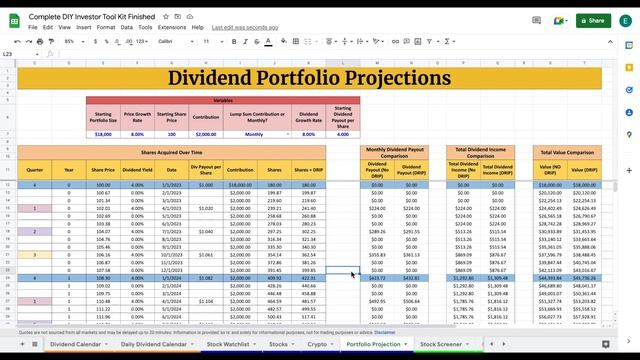 The Complete DIY Investor Tool Kit! (The Best Spreadsheet for all Investors!) смотреть онлайн