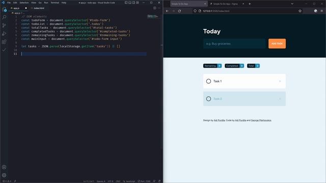 Build a TODO App With JavaScript (And Local Storage) смотреть онлайн