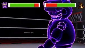 [SFM FNAF] Top 10 FNAF vs FIGHT Animations With Healthbars!