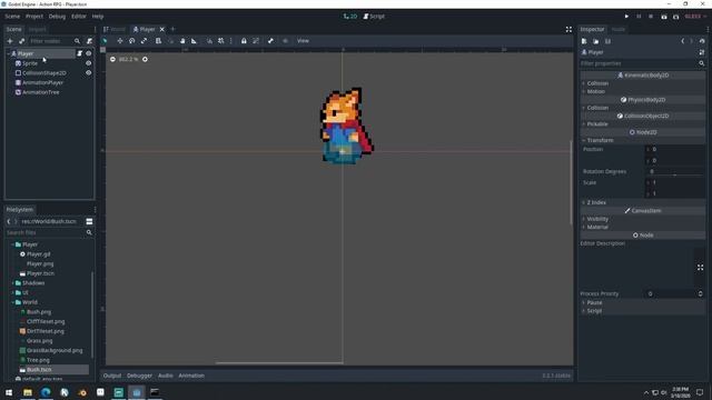 Make an Action RPG in Godot 3.2 (P6 | Animation in all directions with an AnimationTree) смотреть онлайн