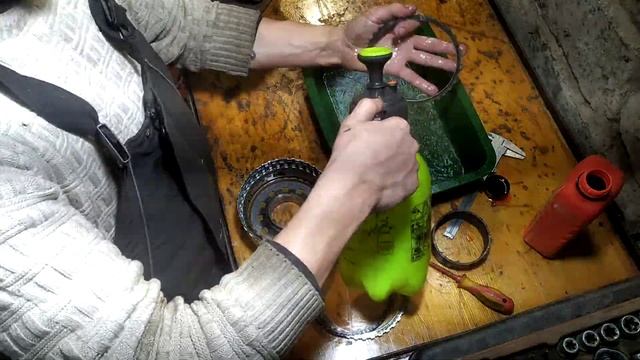 Сборка барабанов с поршнями. смотреть онлайн