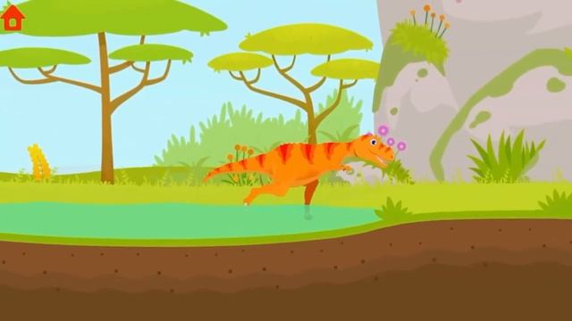 Dinosaur Island for Kids Game смотреть онлайн
