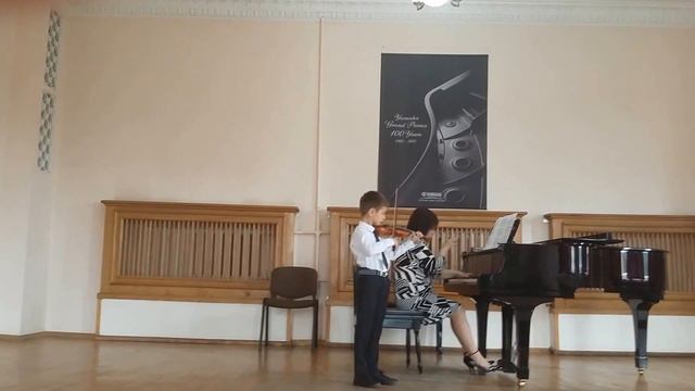 Экзамен по скрипке. 1 класс О. Ридинг Концерт III часть смотреть онлайн