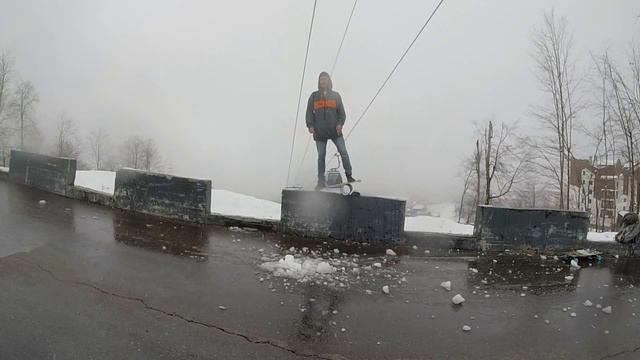 Роза Хутор, лонг баланс в снег ) смотреть онлайн