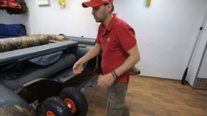 Лодка Скат 400Fi Камуфляж Лес