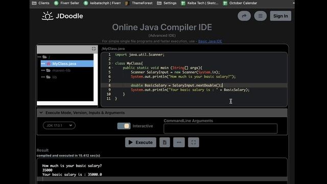 Java Basic Payroll System with User Input смотреть онлайн