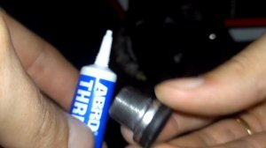 фиксатор резьбы (синий) threadlok ABRO решение проблемы откручивающиеся болты | КИТАЙ ВЕЛИК