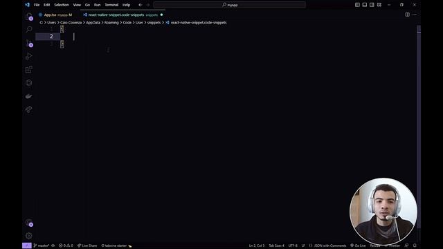 Criando Snippets para seu vscode para produtividade no React Native смотреть онлайн