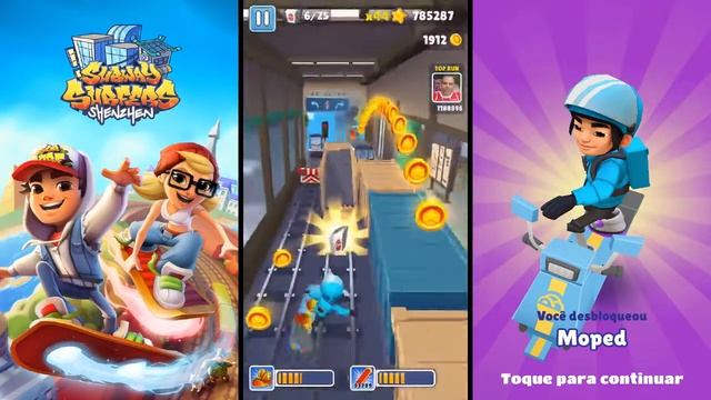 SUBWAY SURFERS SHENZHEN 2022 L PRANCHA MOPED  ♡ ♥