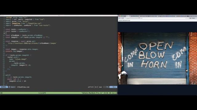 Live Coding: Building a photo gallery with Vue 3 - Part 2 смотреть онлайн