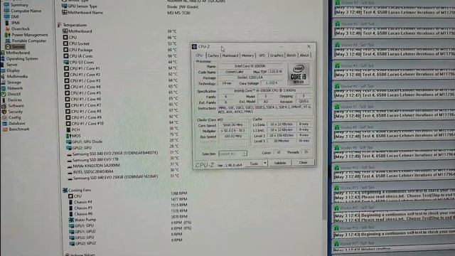 i7 10850k/10900k Custom Water Cooling Loop vs AIO 360mm Prime95 AVX смотреть онлайн