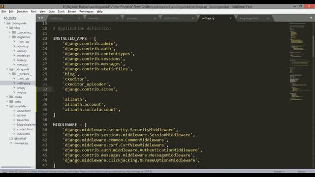 Login & Signup | Contact Page | Access Post Reads | Django Blog Project in Hindi |Logic Part 4| #7 смотреть онлайн