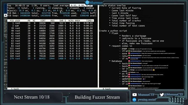Live Stream: Building a Streamable Fuzzer смотреть онлайн