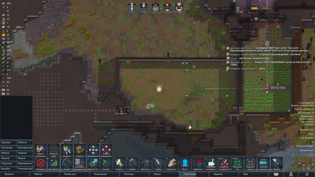 07 Мощное пробитие периметра в Rimworld Прохождение против Зомби-орды смотреть онлайн
