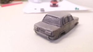 ВАЗ-2105 из скульптурного пластилина. Как слепить жигули.